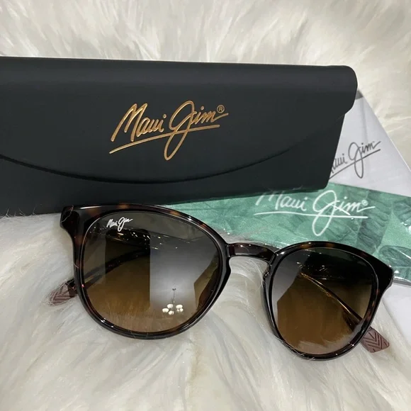 Maui Jim Brown Havana Gradient Sunglasses - Picture 3 of 6